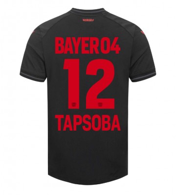 Bayer Leverkusen Edmond Tapsoba #12 Primera Equipación 2023-24 Manga Corta